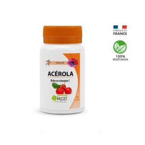 Mgd Nature Acérola Arôme Fruits Rouges – 30 Comprimés