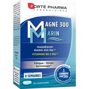 Magnésium Marin 300 mg avec B6 2 mg, 56 comprimés